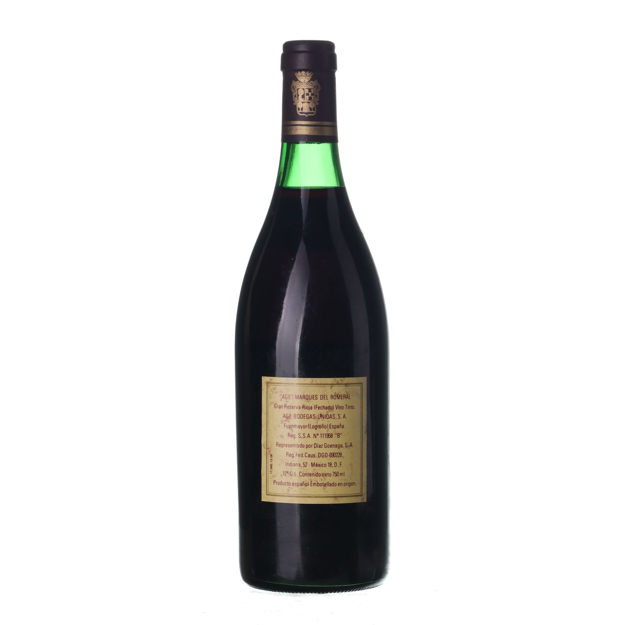 Tinto Gran Reserva Felix Azpilicueta Mart Nez Viatempia Cz