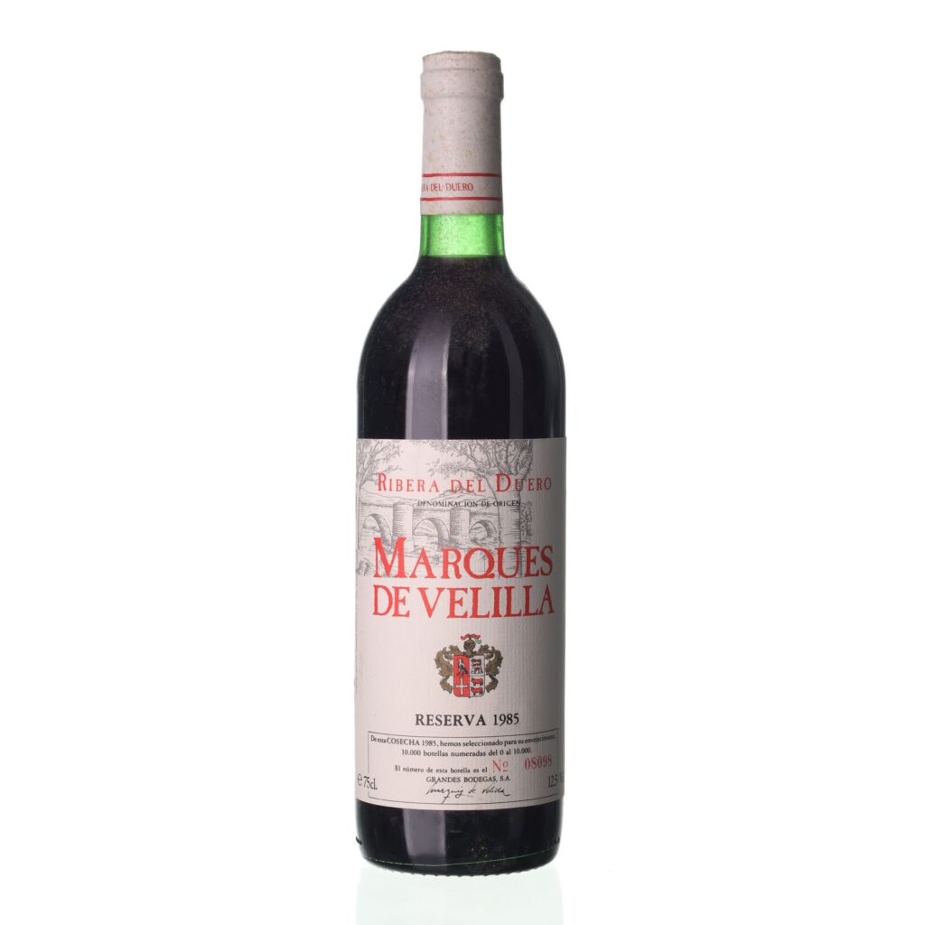 1985 Ribera del Duero Reserva Marqués De Velilla