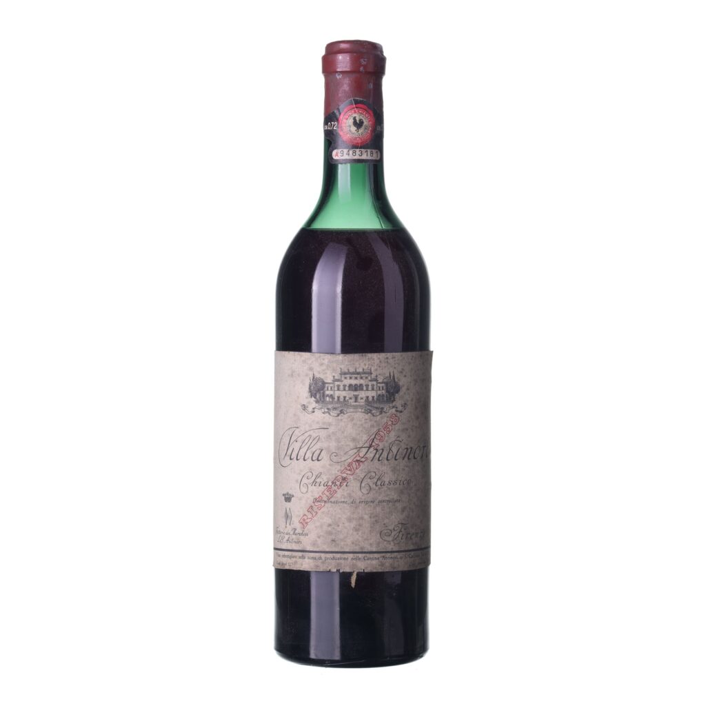 1958 Chianti Riserva Villa Antinori