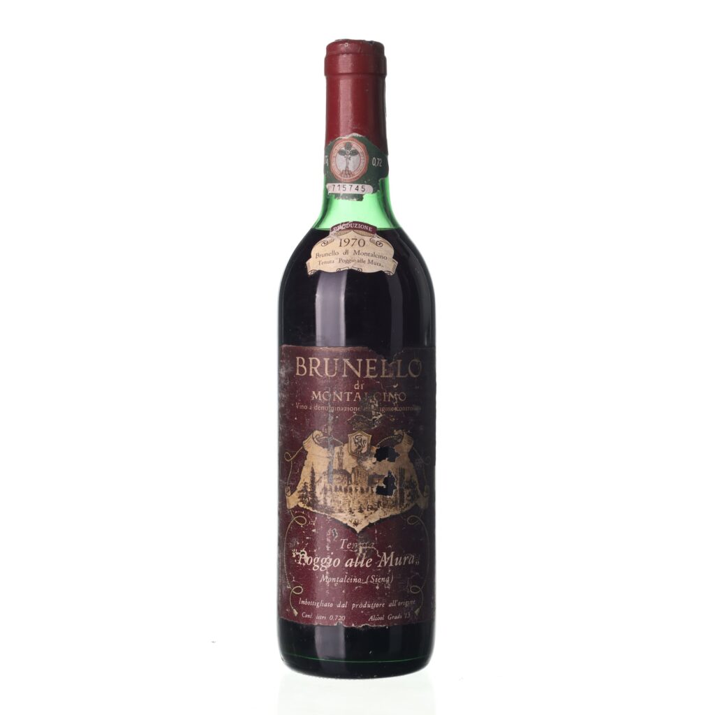 1970 Brunello di Montalcino Poggio Alle Mura