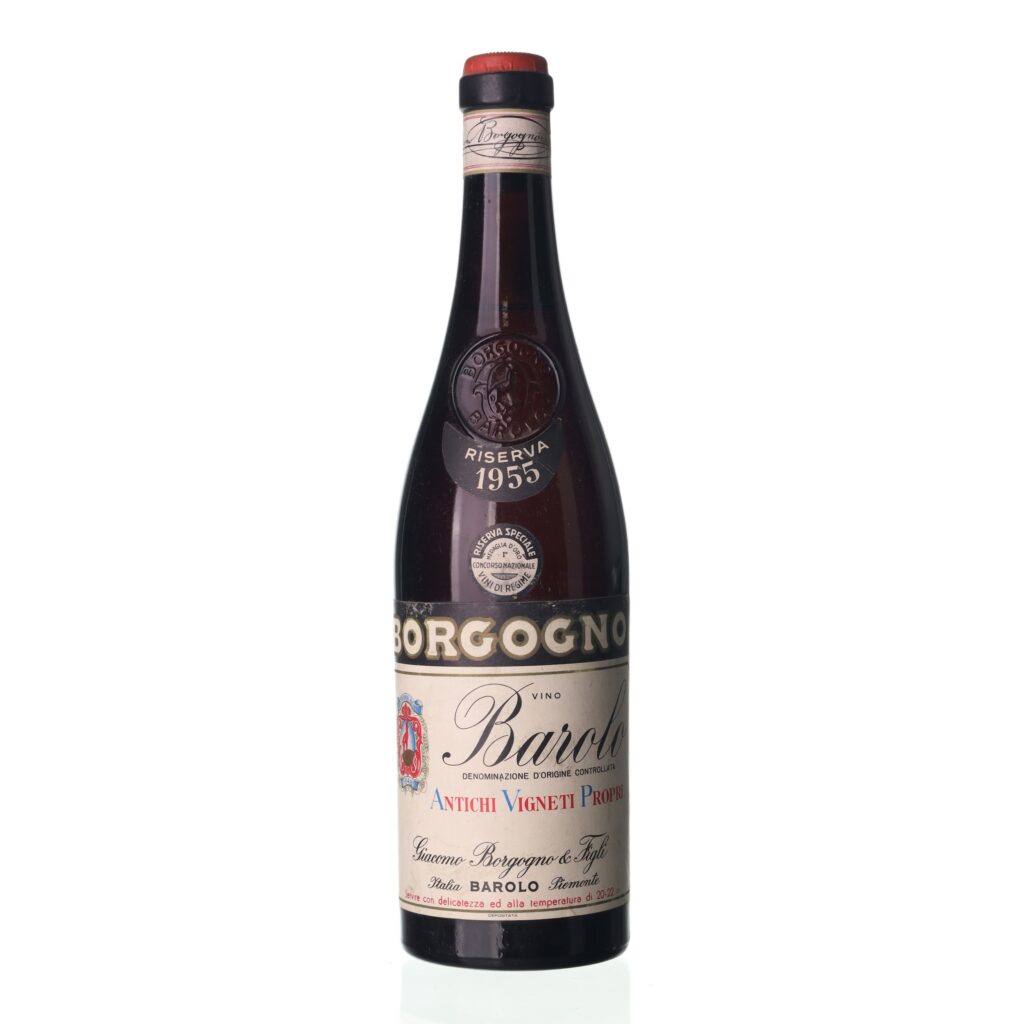 1955 Barolo Riserva Giacomo Borgogno & Figli