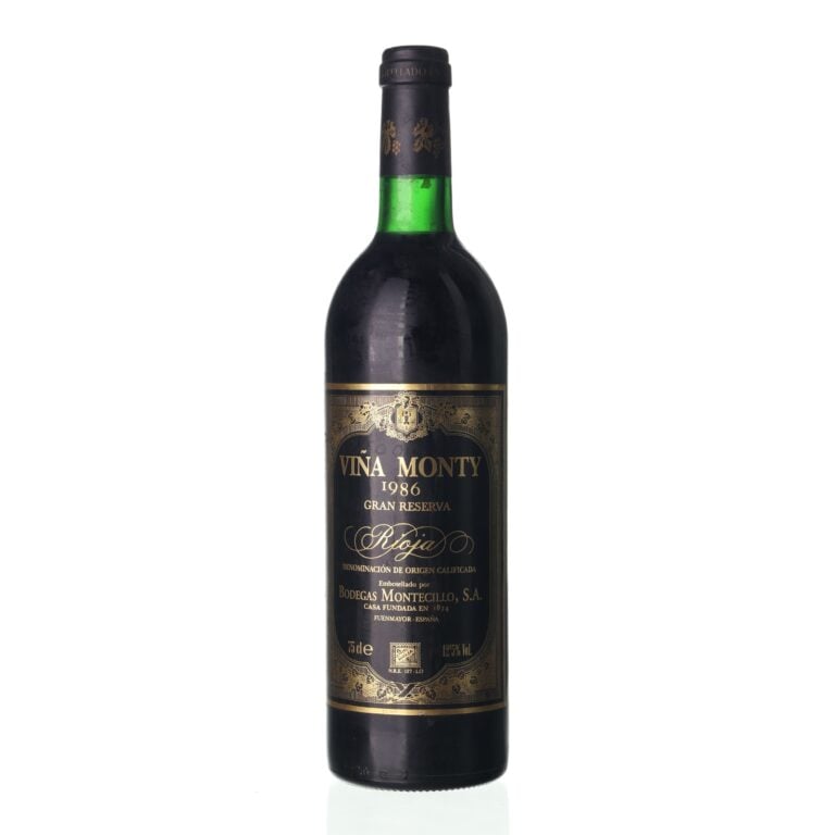 1986 Rioja Gran Reserva Vina Monty