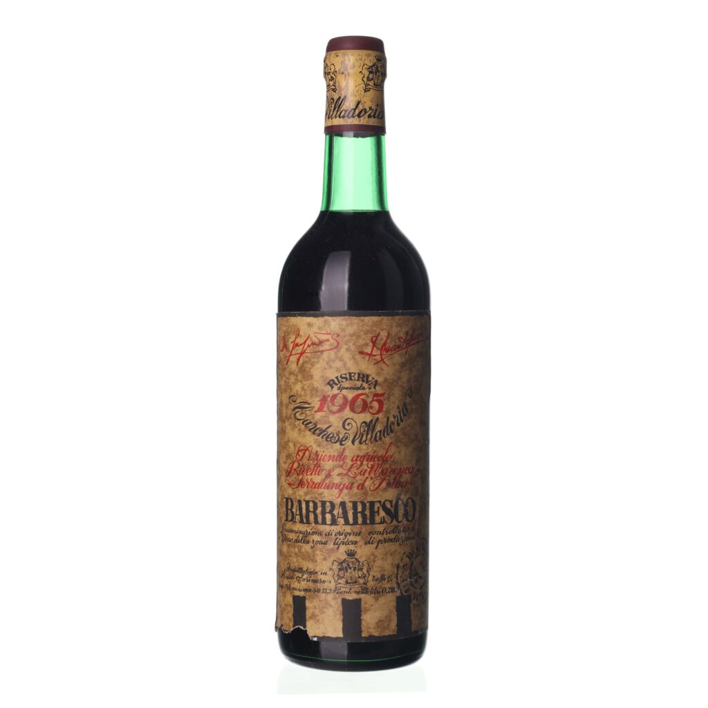 1965 Barbaresco Riserva Marchese Villadoria