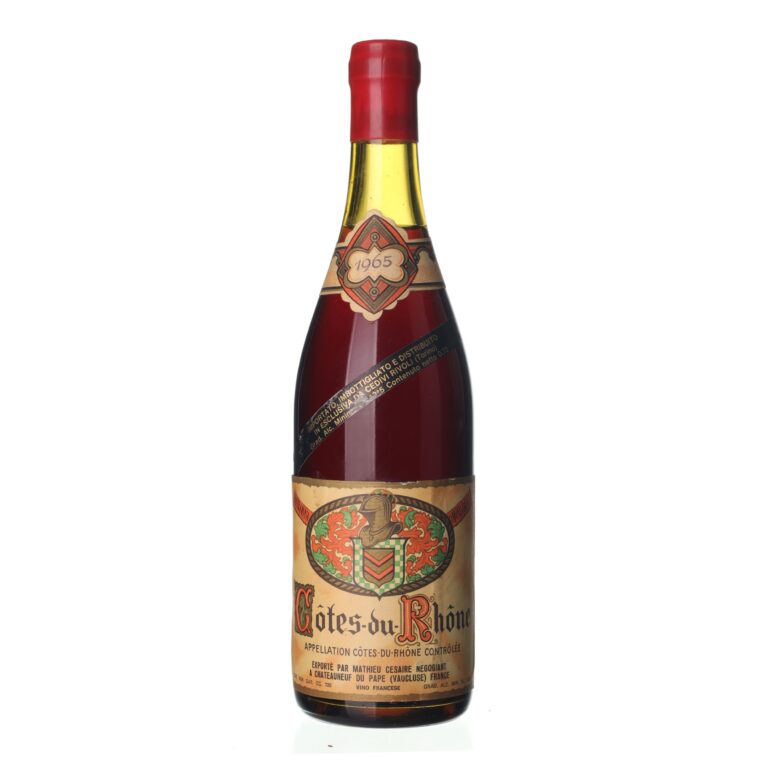 1965 Cotes du Rhone Mathieu Cesaire