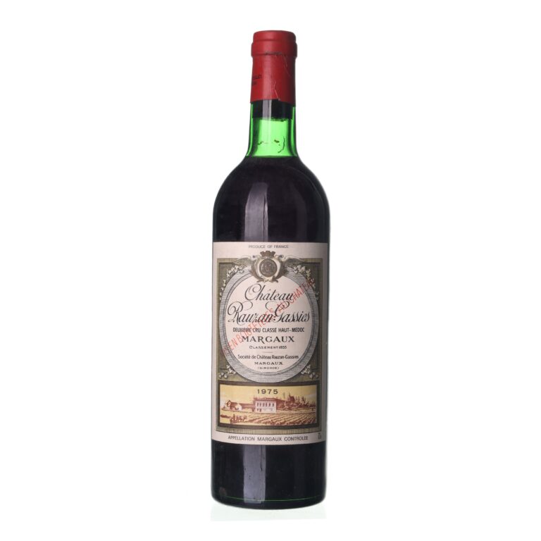 1975 Margaux Grand Cru Chateau Rauzan Gassies