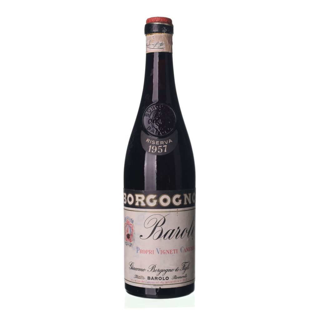 1957 Barolo Riserva Giacomo Borgogno & Figli