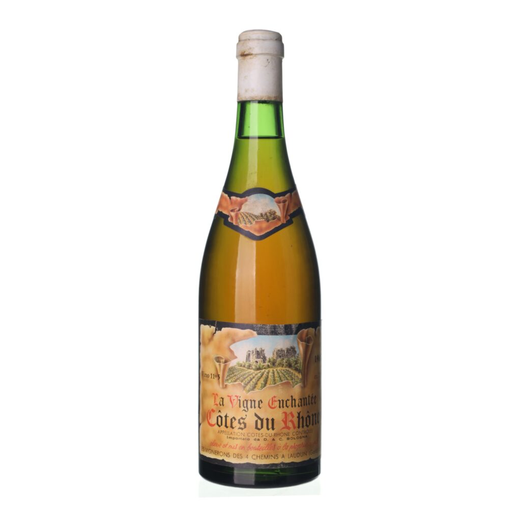 1965 Cotes du Rhone Le Vignerons des 4 Chemins a Laudun