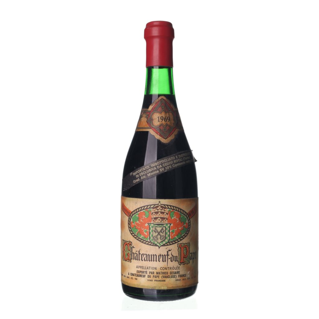 1969 Chateauneuf du Pape Mathieu Cesaire